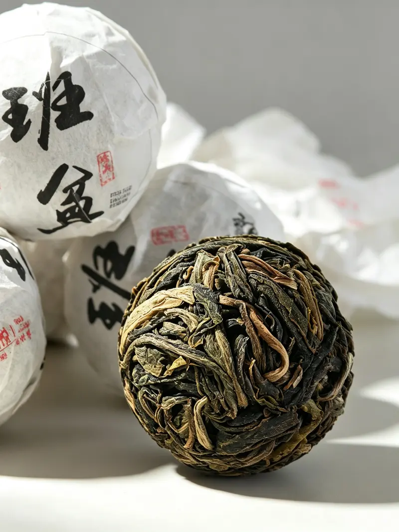 Ancient Forest Raw Pu-erh Tea Balls, 50g/100g